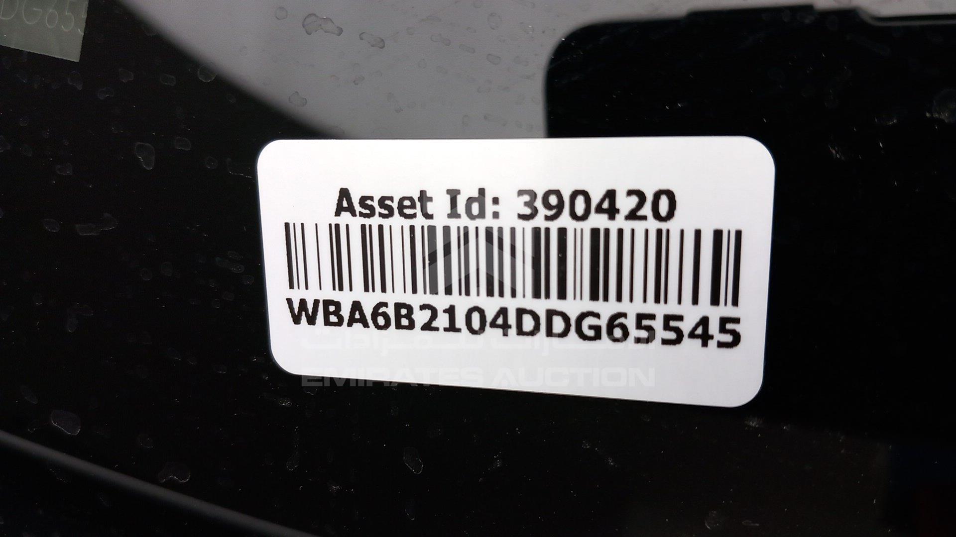 2013 BMW 650 VIN: WBA6B2104DDG65545