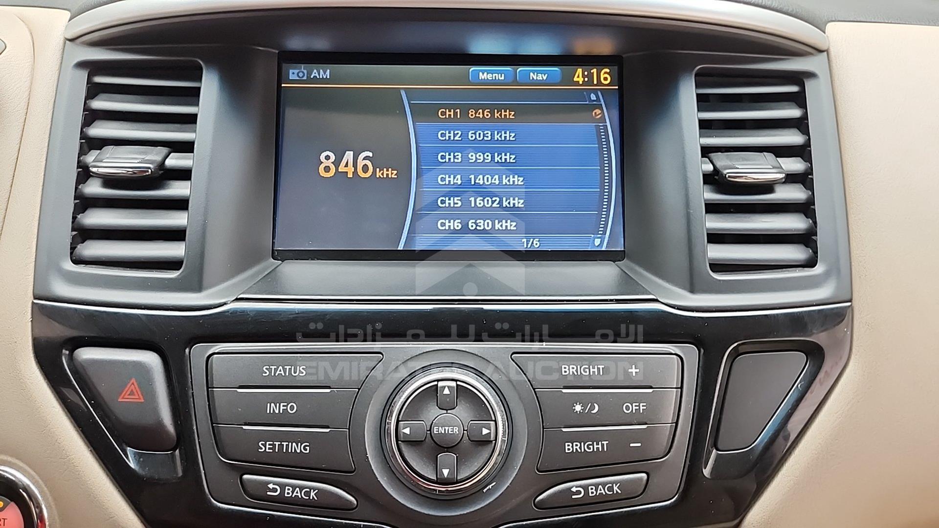 2016 NISSAN PATHFINDER VIN: 5N1AR2M50GC606074