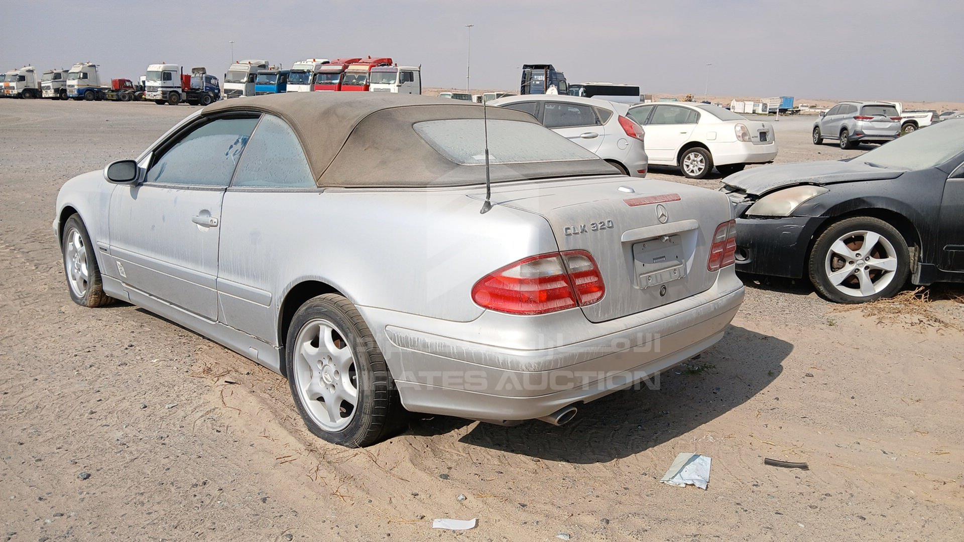 2001 MERCEDES CLK320 VIN: WDB2084651T055097