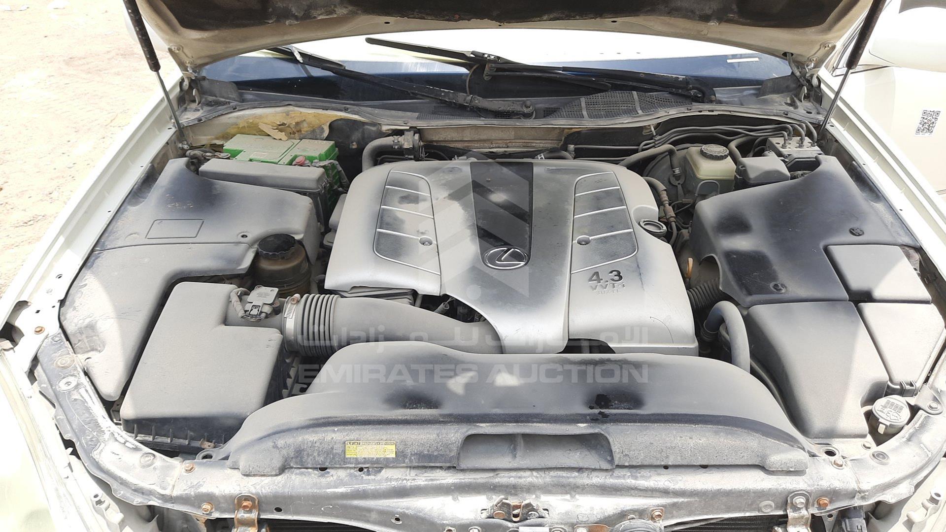 2001 LEXUS LS 430 VIN: JTHBN30F310037382