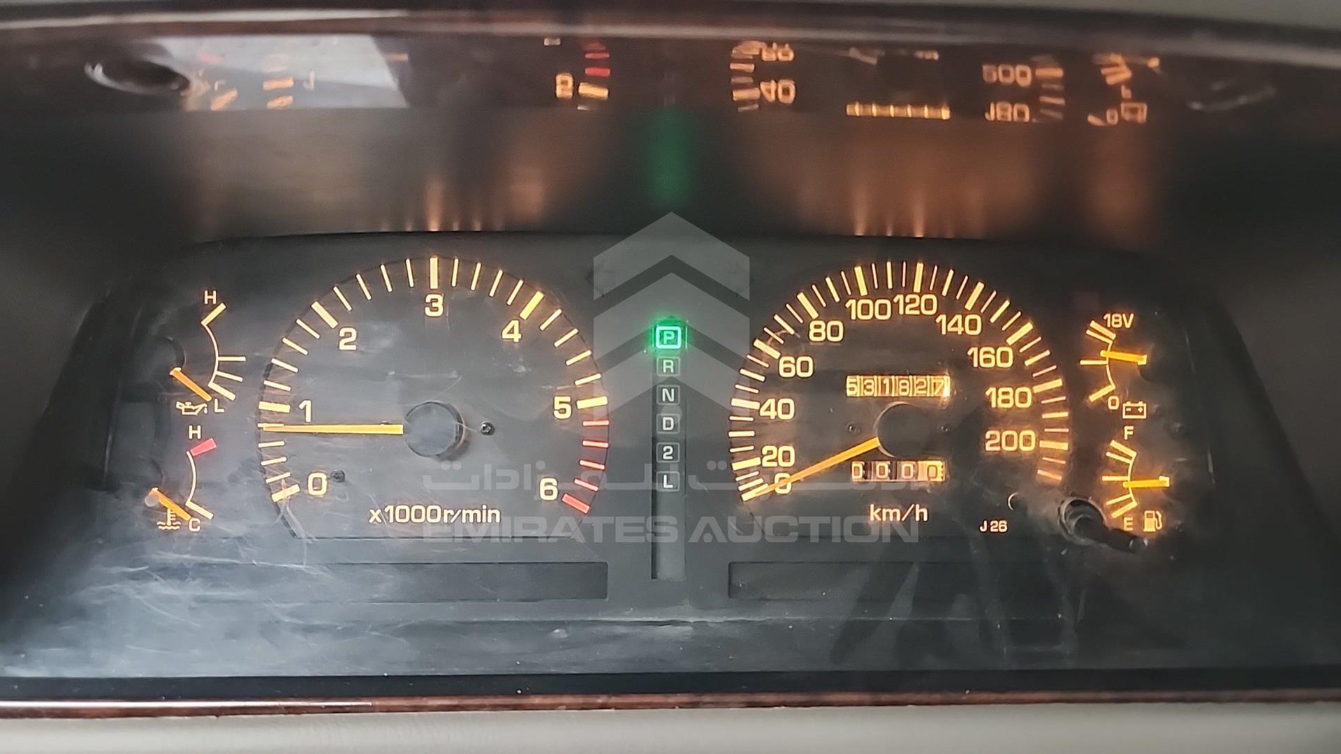 1997 TOYOTA LAND CRUISER VIN: FZJ800156709
