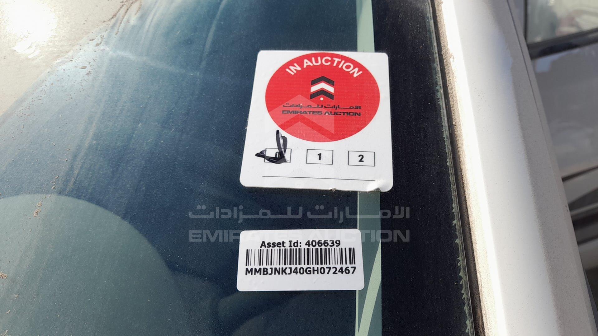 2016 MITSUBISHI L 200 VIN: MMBJNKJ40GH072467