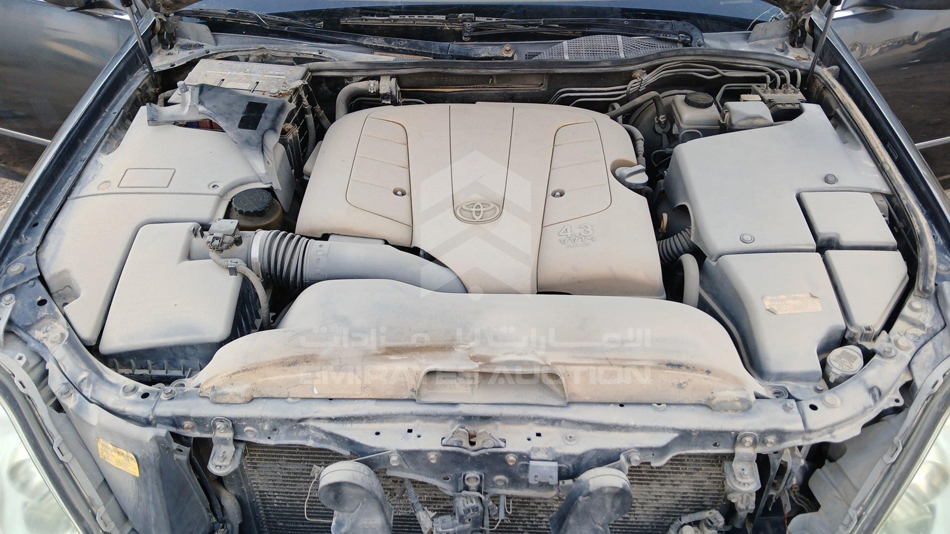 2005 LEXUS LS 430 VIN: JTHBN36F355001580