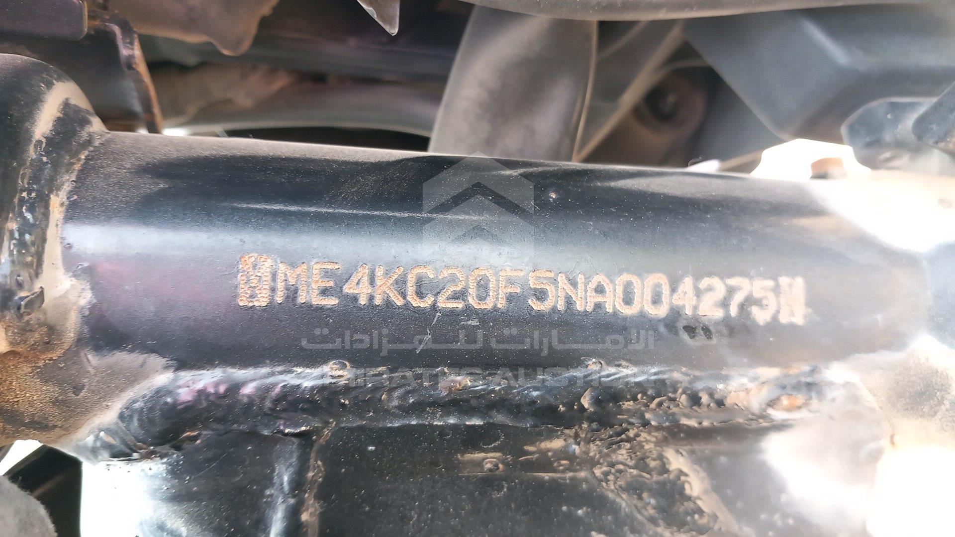 0 HONDA UNICORN 160 VIN: ME4KC20F5NA004275