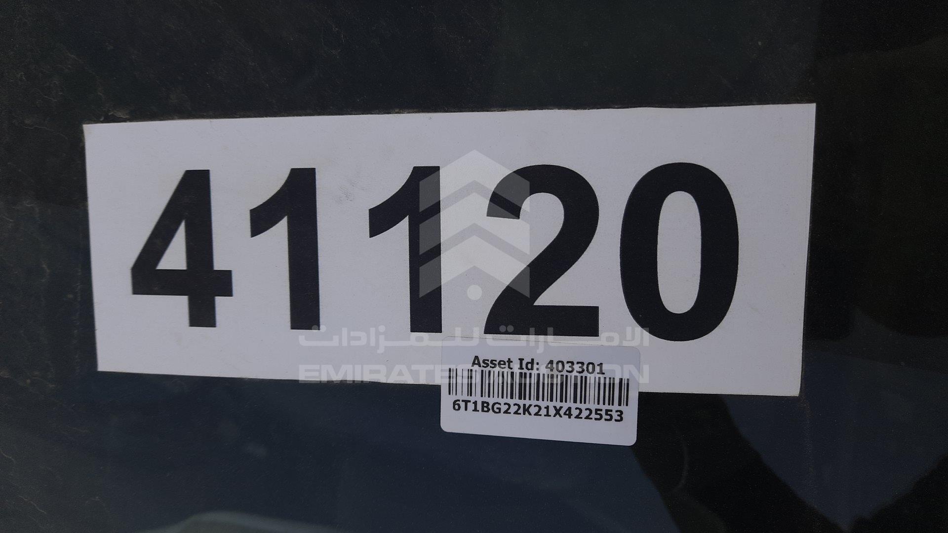 6T1BG22K21X422553 - 2001 Toyota Camry - #501856