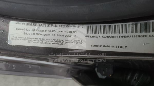 ZAM57YTA5J1270871 Maserati Ghibli