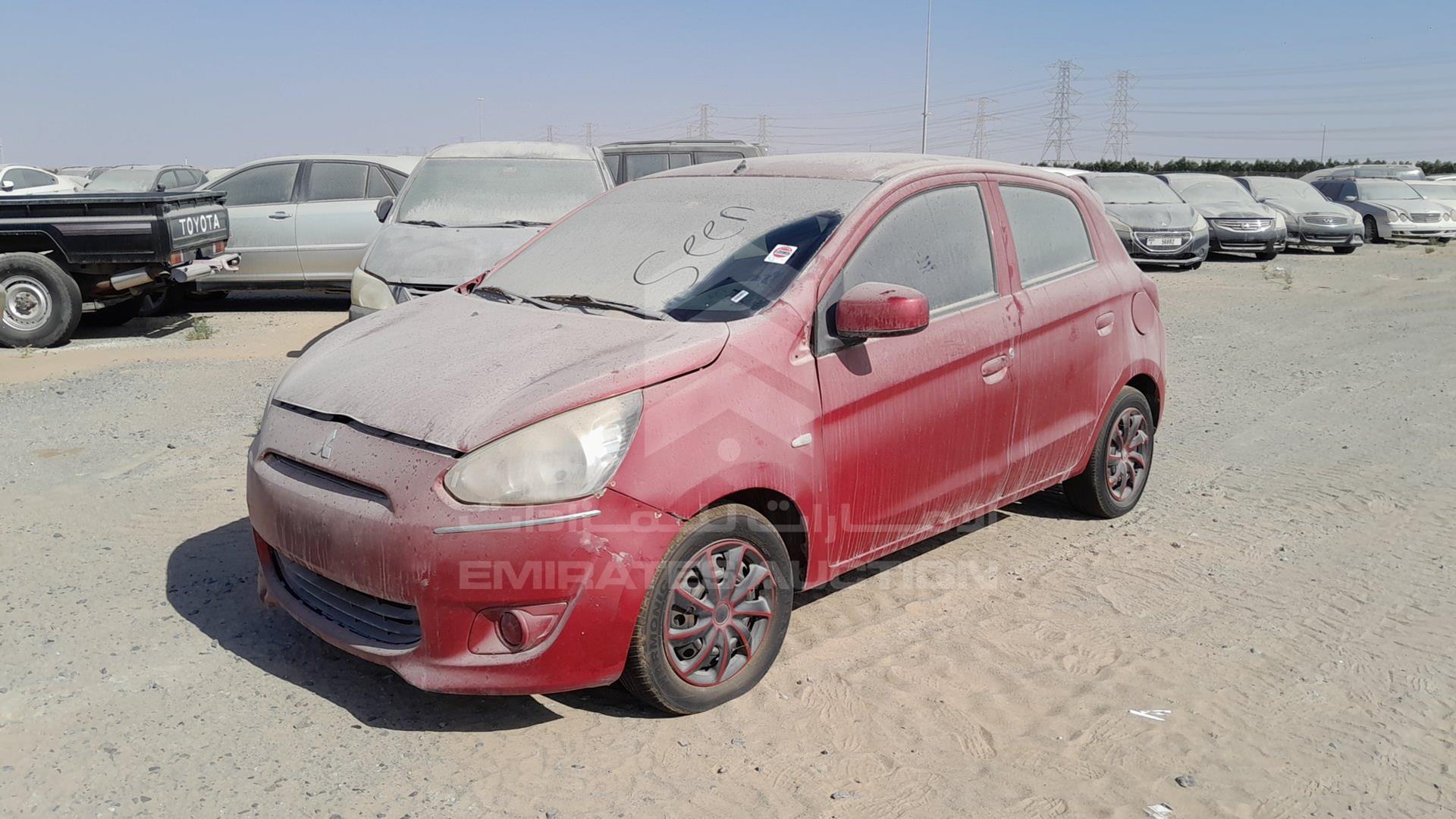 2014 MITSUBISHI MIRAGE VIN: MMBXTA03AEH008821