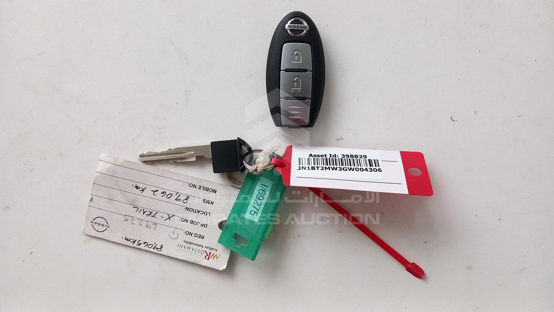 2016 NISSAN X-TRAIL VIN: JN1BT2MW3GW004306