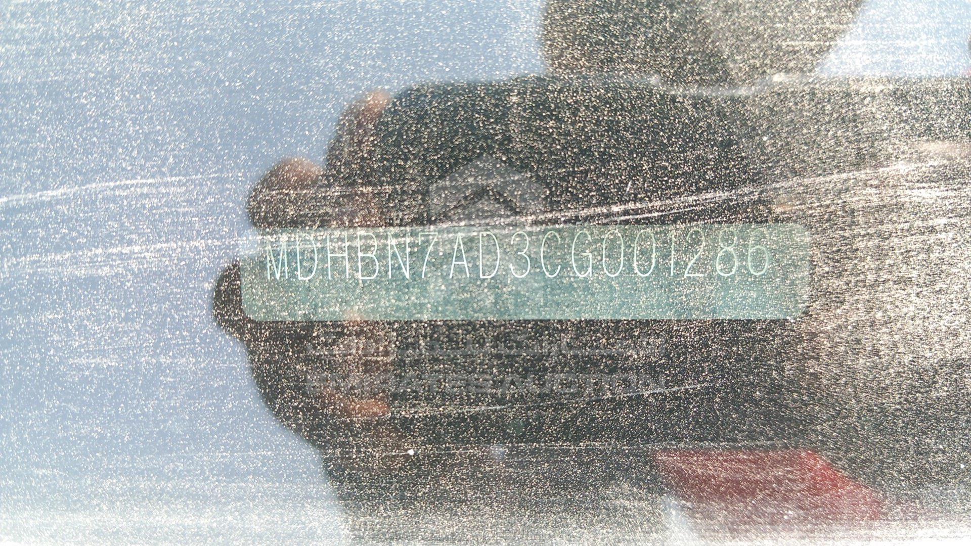 2012 NISSAN SUNNY VIN: MDHBN7AD3CG001286