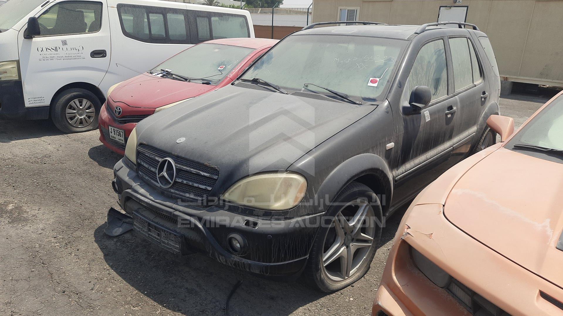 2001 MERCEDES ML55 VIN: WDC1631741A210153
