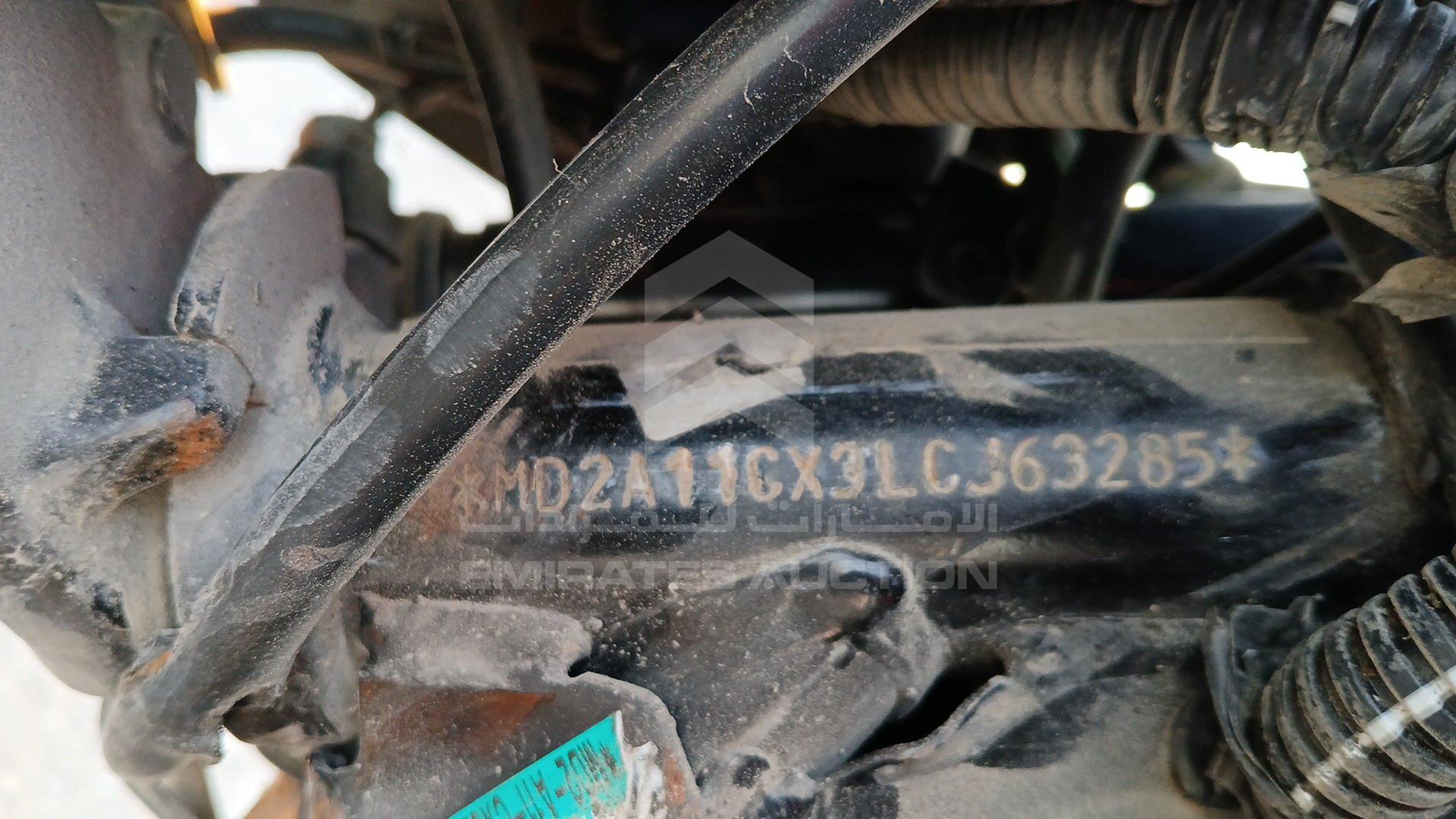 2020 BAJAJ 150 CC VIN: MD2A11CX3LCJ63285