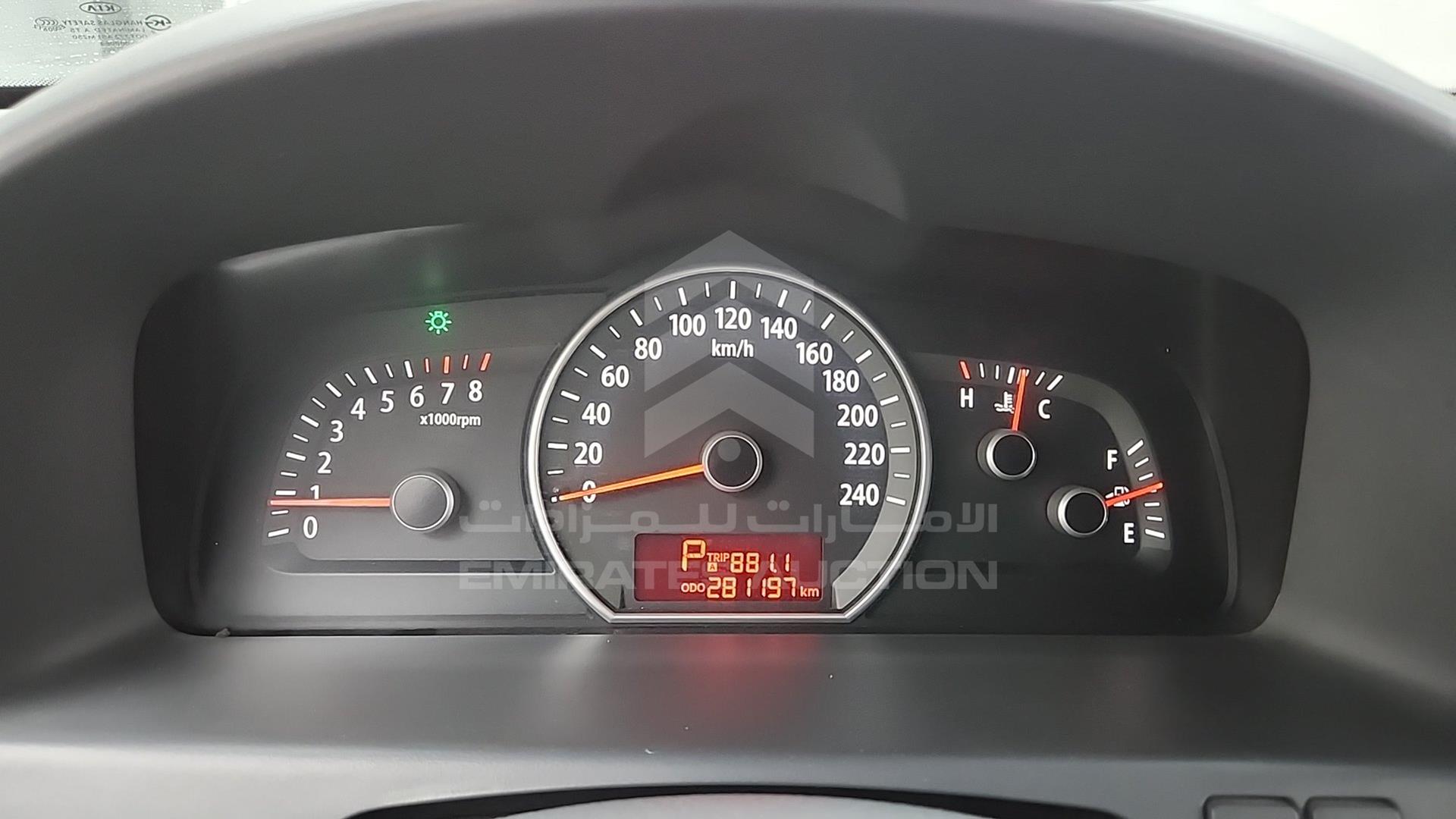 2012 KIA MOHAVE VIN: KNAKN8119C5073260