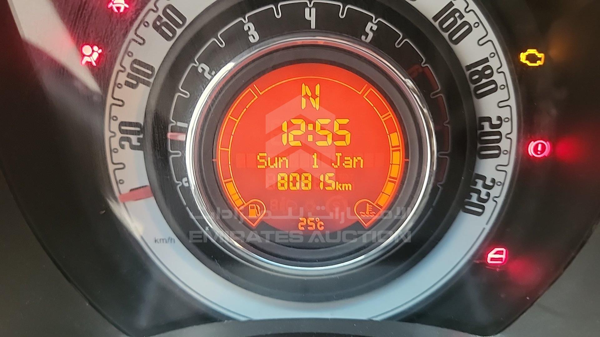 2011 FIAT 500 VIN: ZFAHA3285B0586807