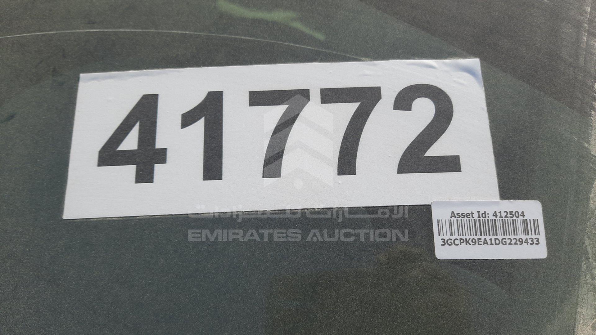 2013 CHEVROLET SILVERADO VIN: 3GCPK9EA1DG229433
