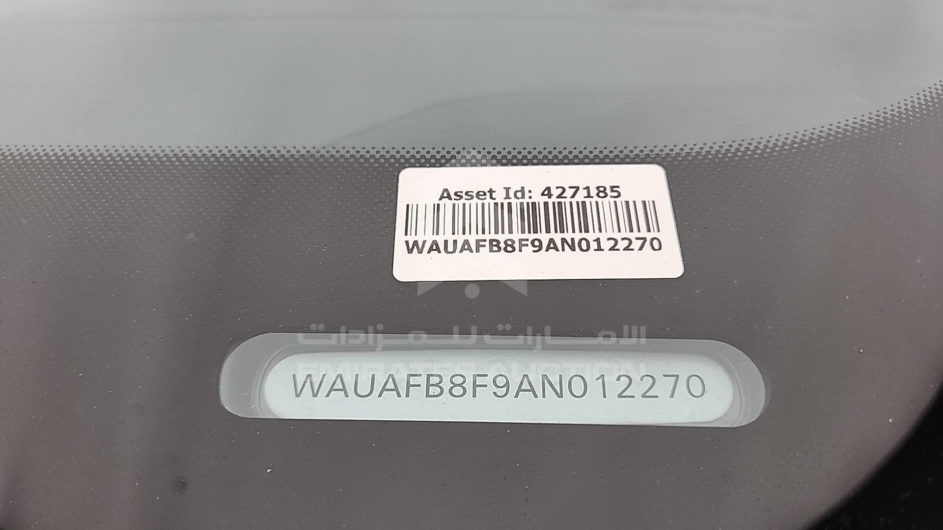 2010 AUDI A5 VIN: WAUAFB8F9AN012270