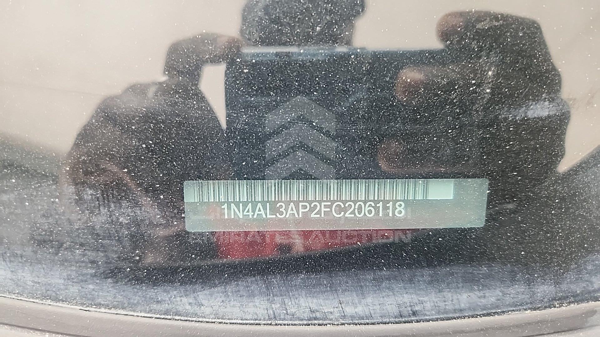 2015 NISSAN ALTIMA VIN: 1N4AL3AP2FC206118