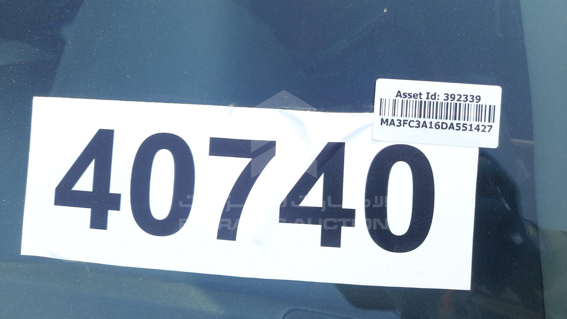 2013 SUZUKI CELERIO VIN: MA3FC3A16DA551427
