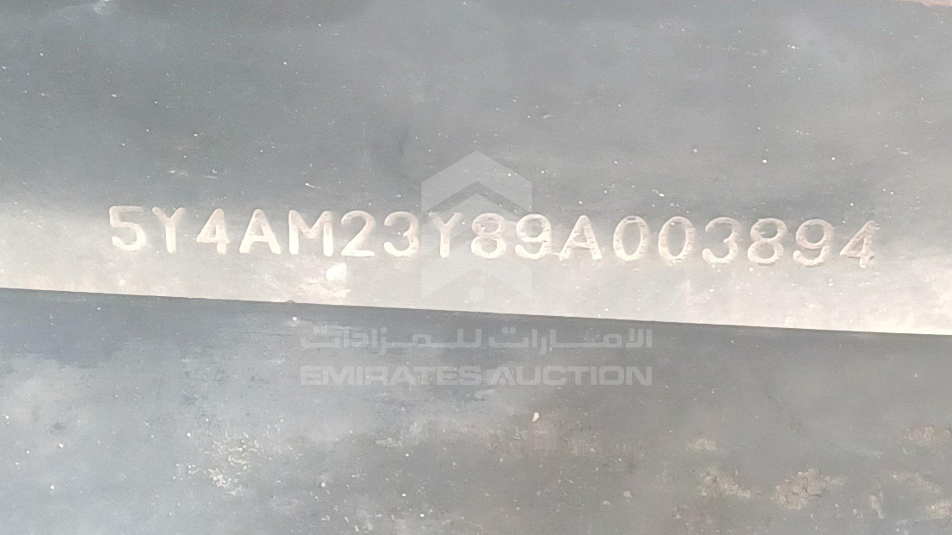 0 YAMAHA RHINO VIN: 5Y4AM23Y89A003894