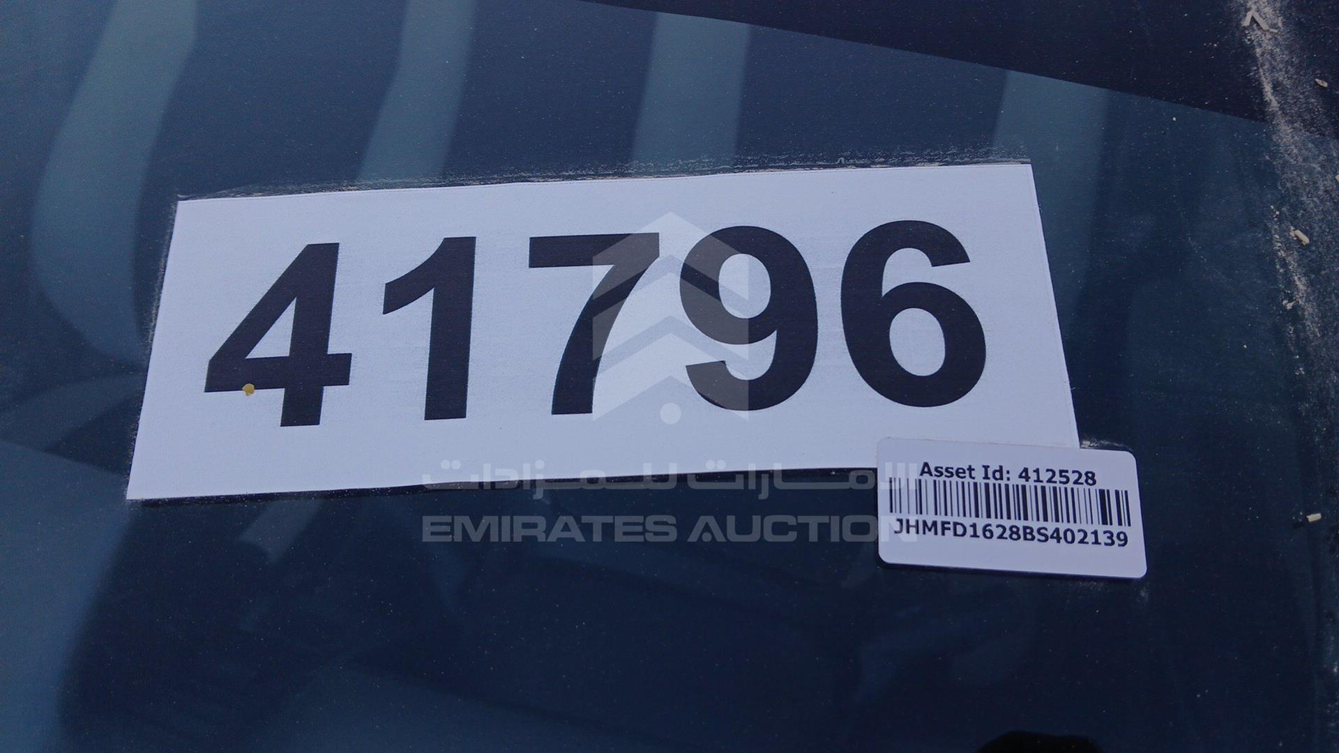 2011 HONDA CIVIC VIN: JHMFD1628BS402139