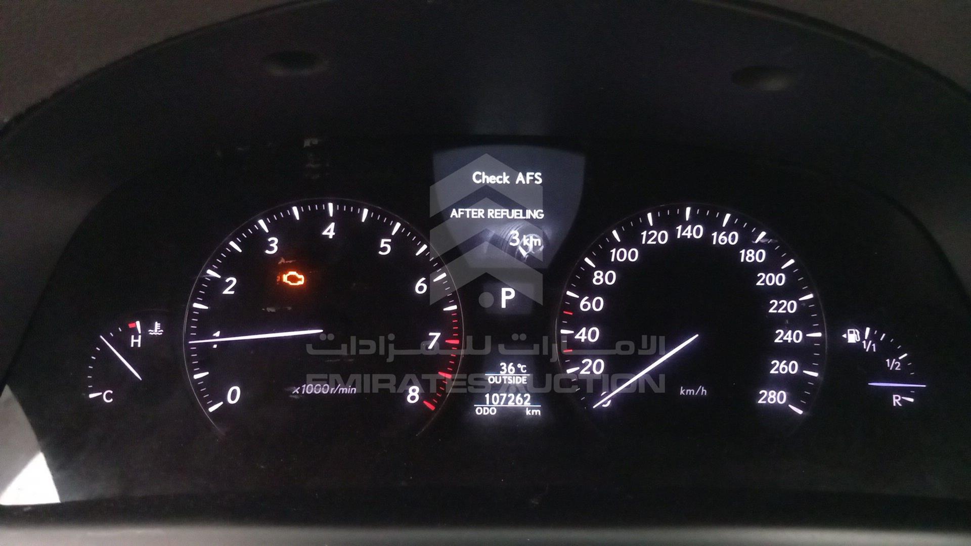 2009 LEXUS LS 460 L VIN: JTHGL46F205027078