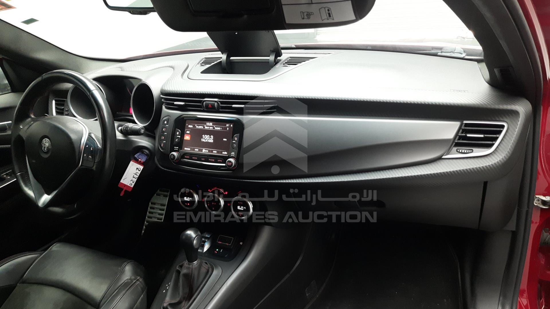 2019 ALFA ROMEO GIULIETTA VIN: ZARCABC40K7524320