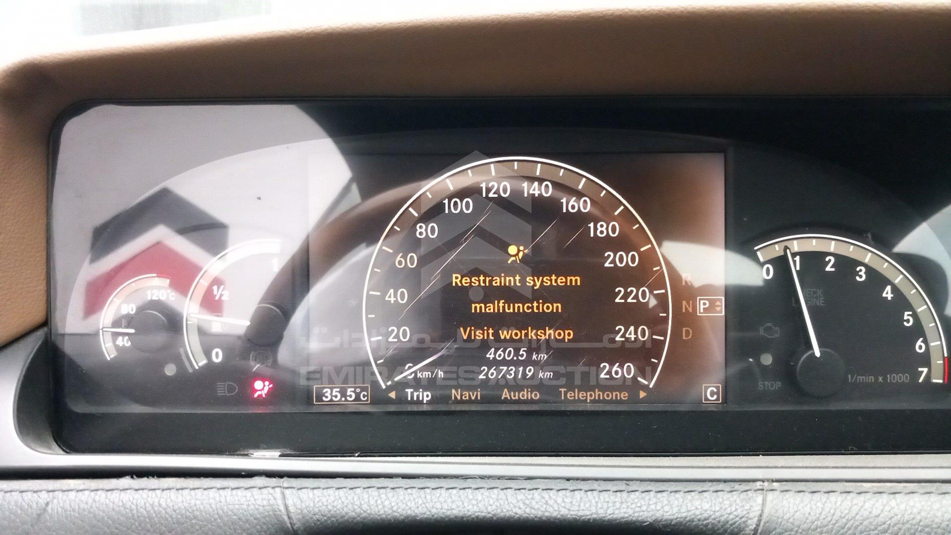 2007 MERCEDES CL 500 VIN: WDD2163711A002690