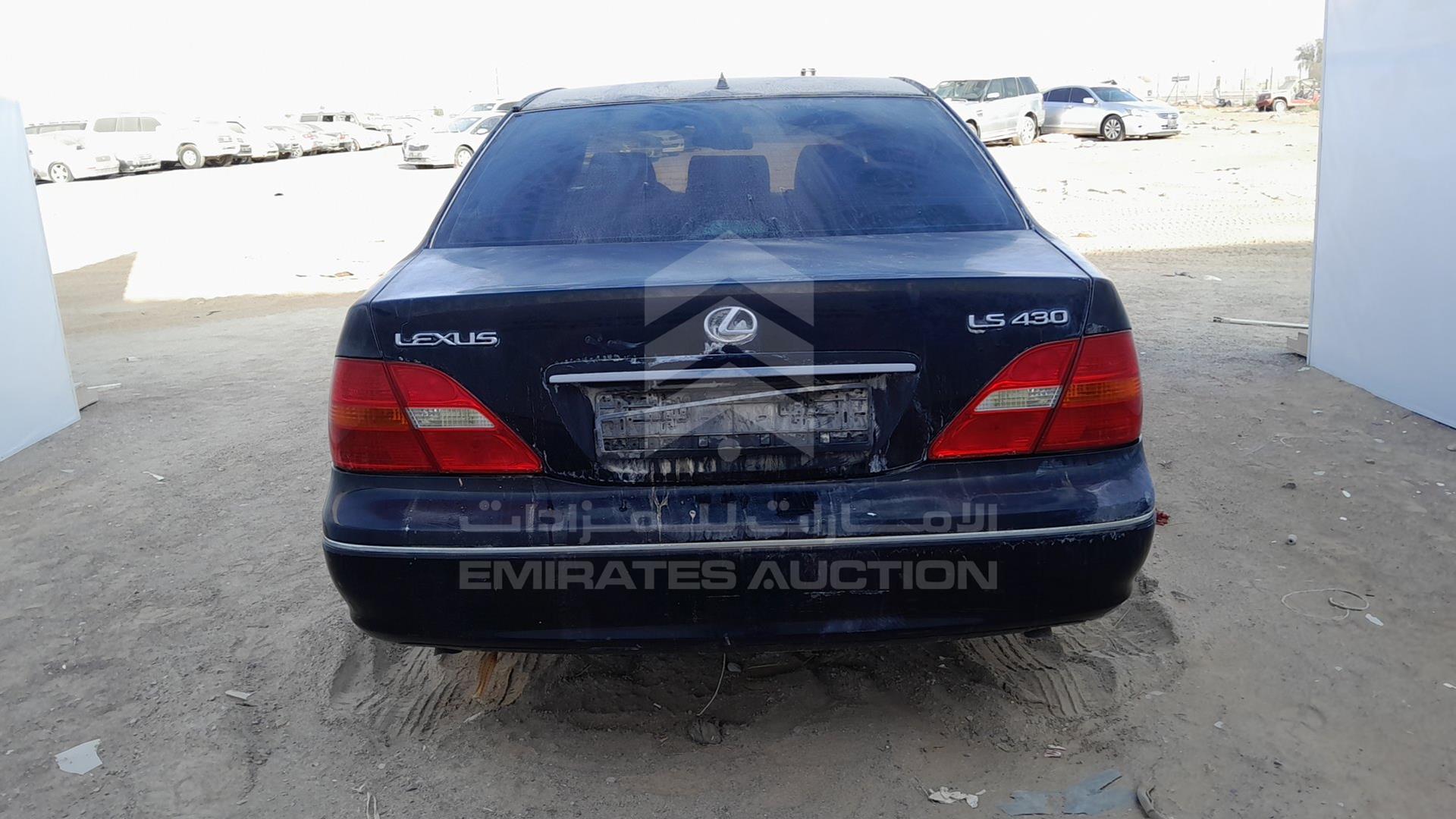 2001 LEXUS LS 430 VIN: JTHBN30F610034198