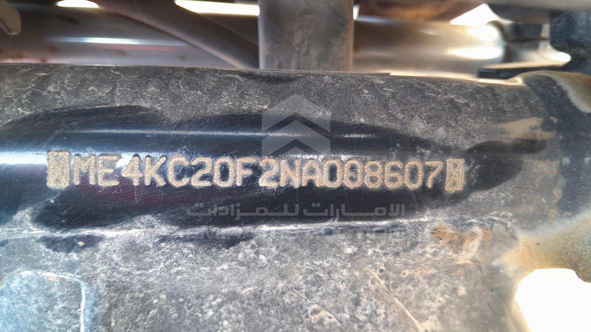 2022 HONDA UNICORN 160 VIN: ME4KC20F2NA008607