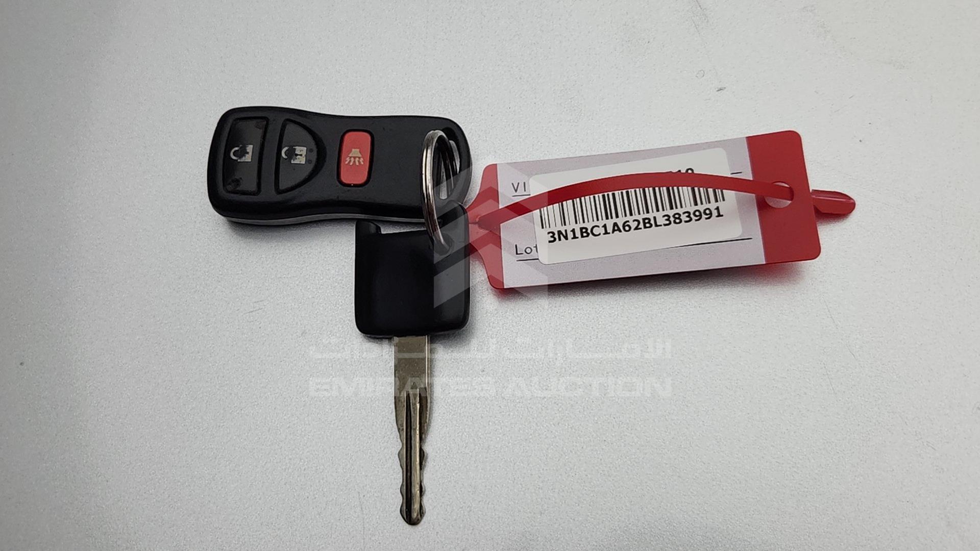 2011 NISSAN TIIDA VIN: 3N1BC1A62BL383991