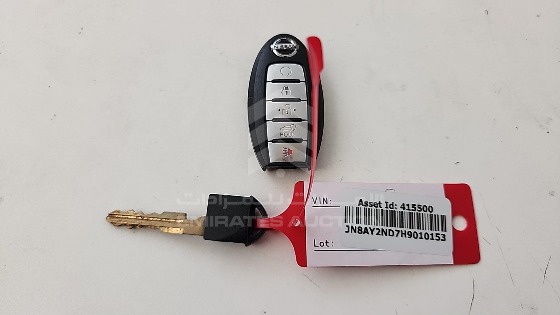 2017 NISSAN ARMADA VIN: JN8AY2ND7H9010153