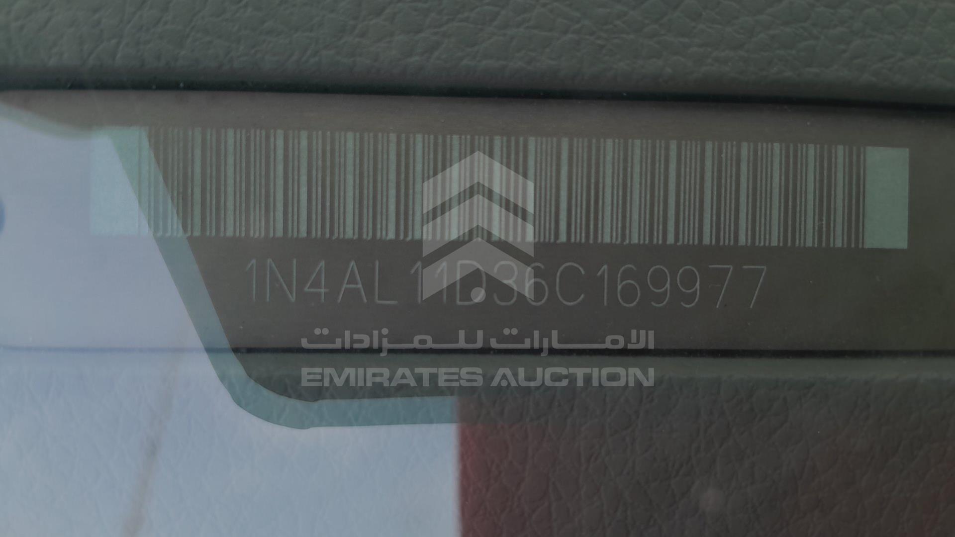 2006 NISSAN ALTIMA VIN: 1N4AL11D36C169977