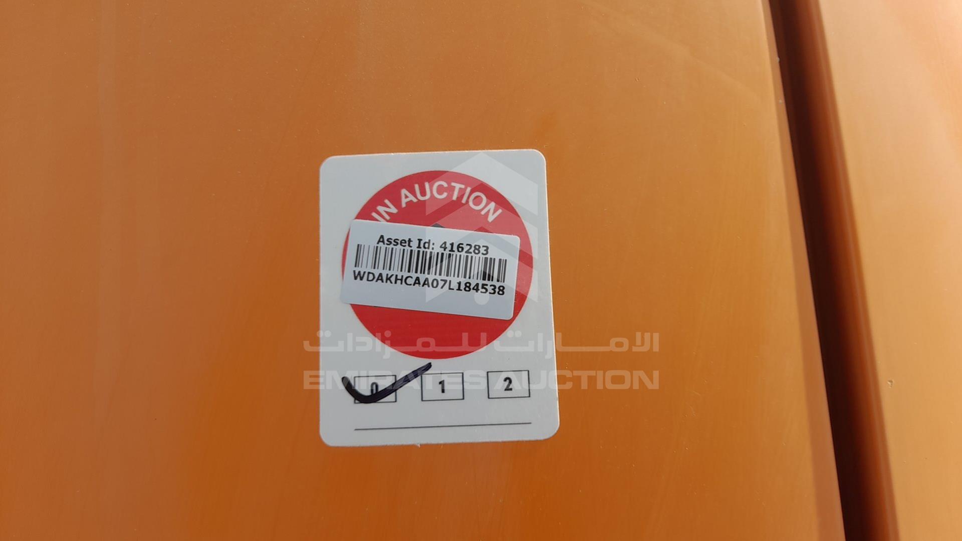 2007 MERCEDES 4031 VIN: WDAKHCAA07L184538