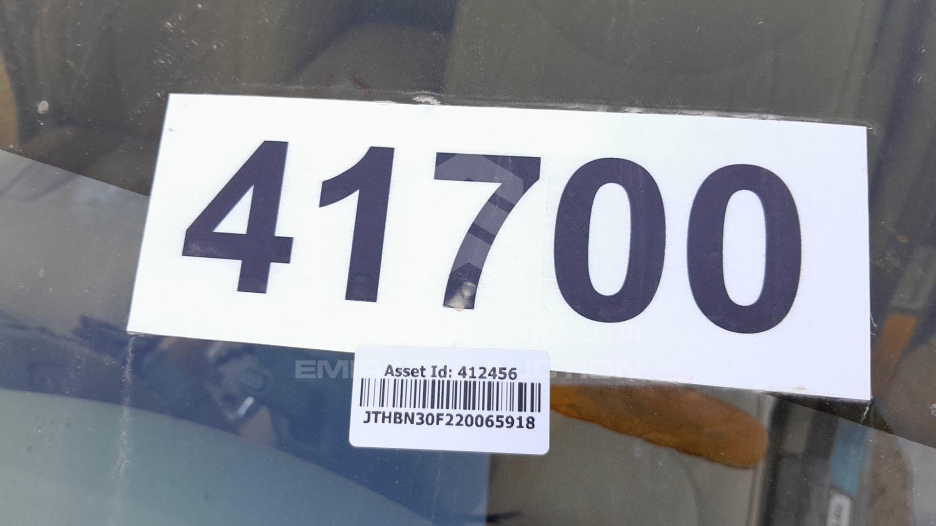 2002 LEXUS LS 430 VIN: JTHBN30F220065918