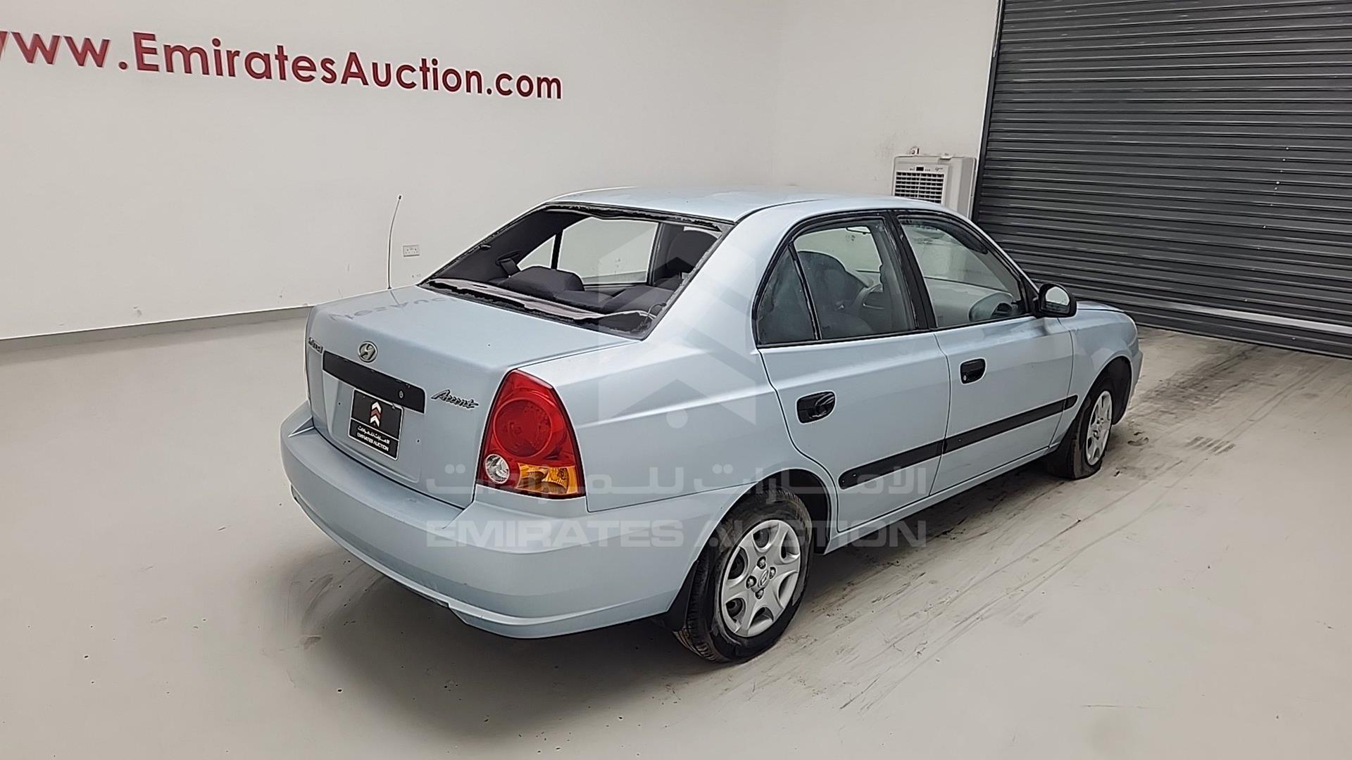 2004 HYUNDAI ACCENT VIN: KMHCG41F54U546211