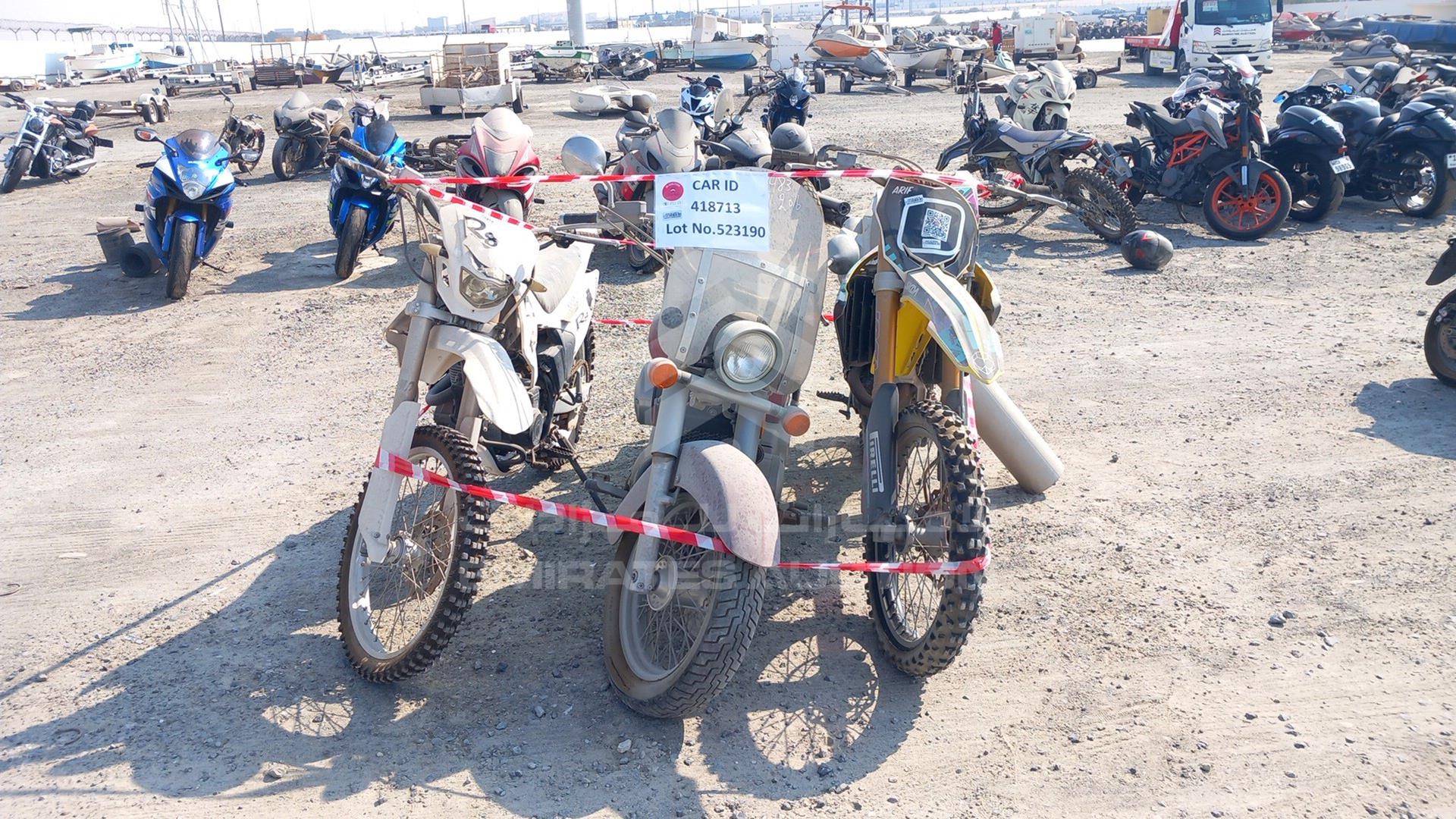 0 UNDEFINED 3 MOTORBIKES VIN: L6XPAN1A6N0010359