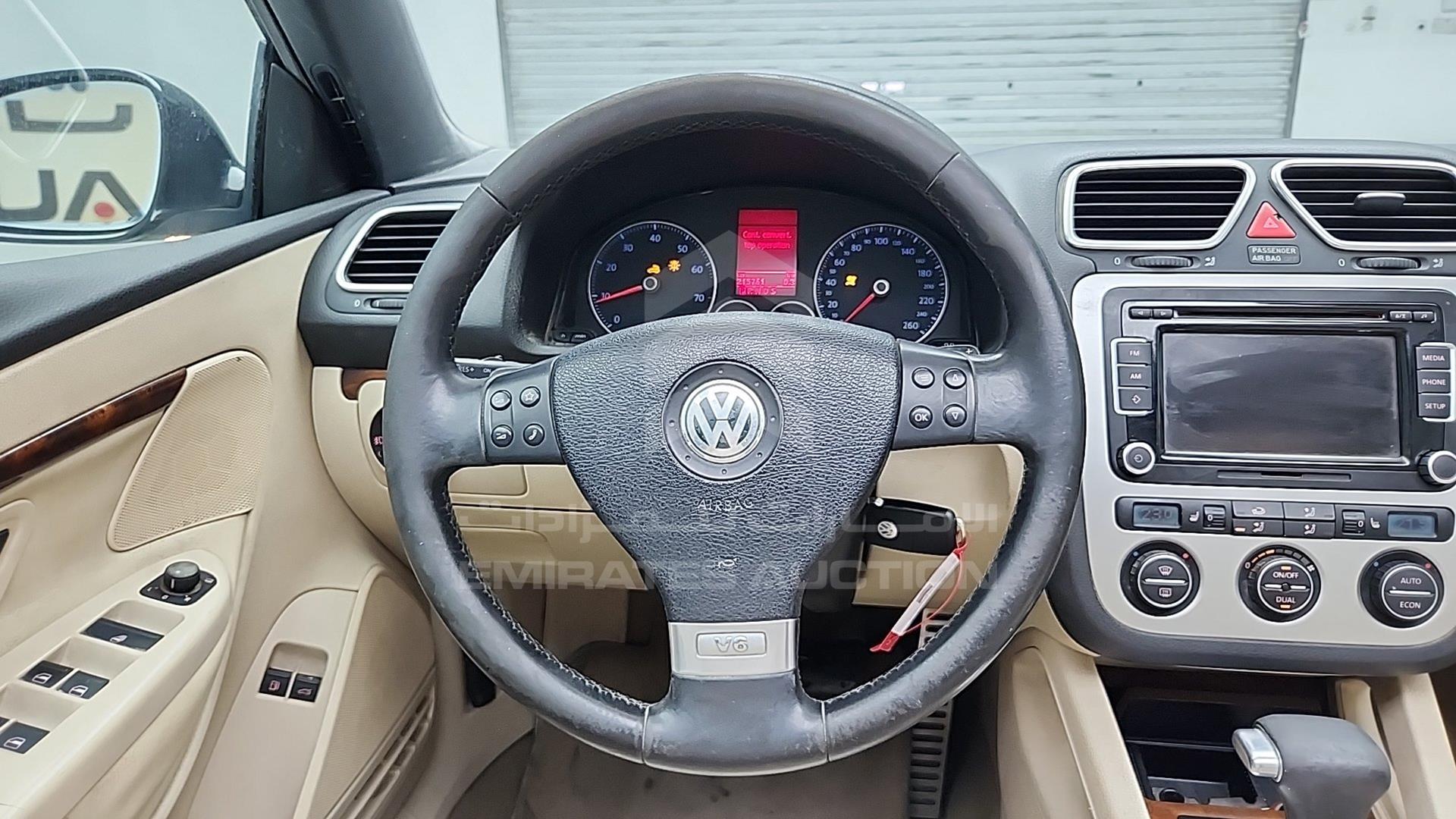 2008 VOLKSWAGEN EOS VIN: WVWAR21F78V000259