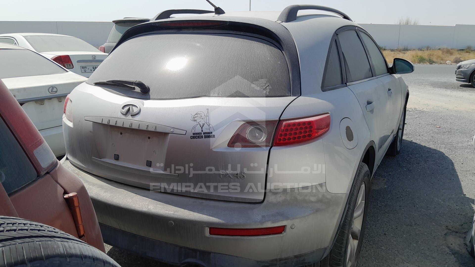 2003 INFINITI FX 45 VIN: JNRBS08W93X401327