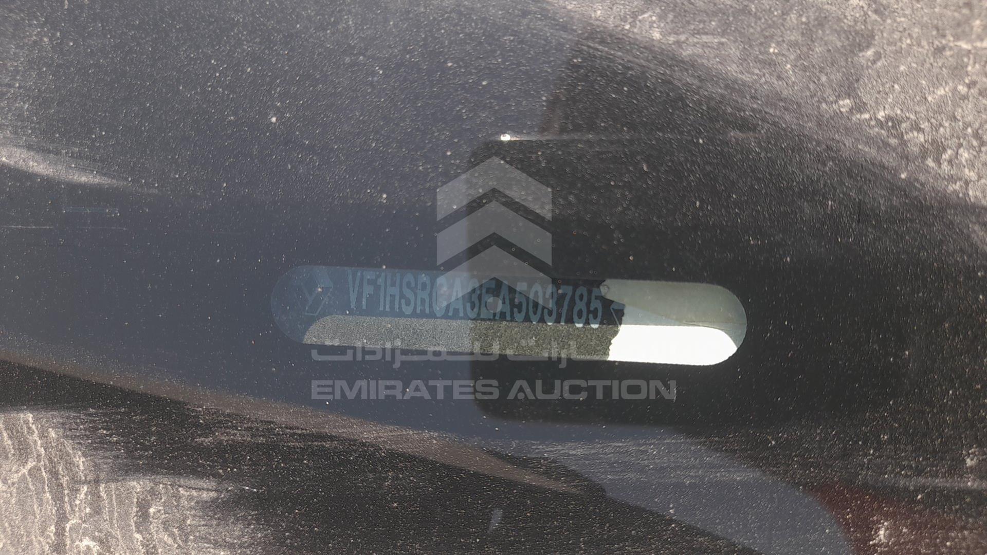 2014 RENAULT DUSTER VIN: VF1HSRCA3EA503785