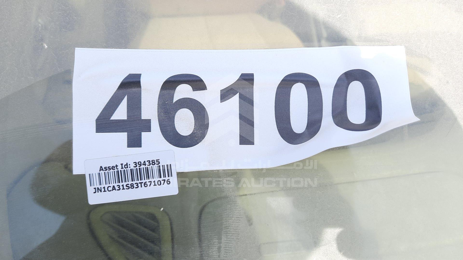 0 NISSAN MAXIMA VIN: JN1CA31S83T671076