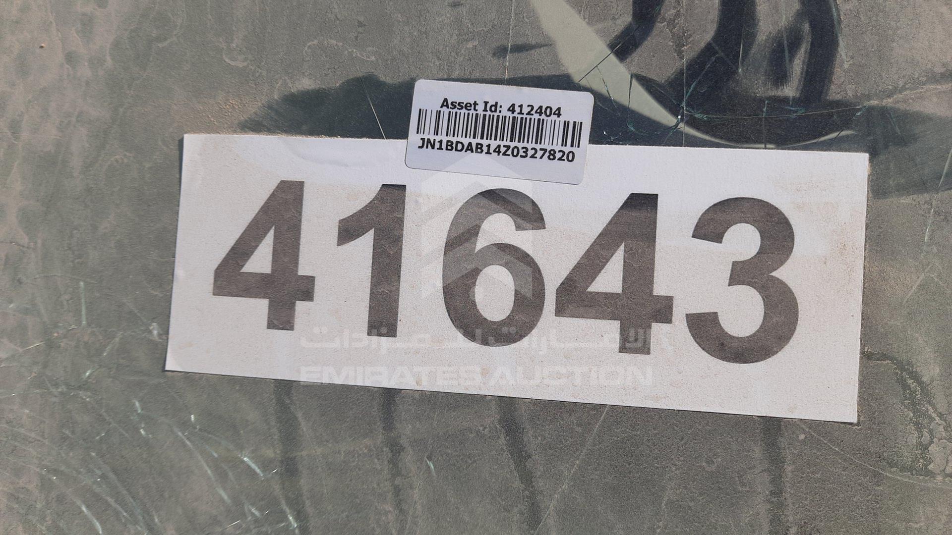 0 NISSAN SUNNY VIN: JN1BDAB14Z0327820