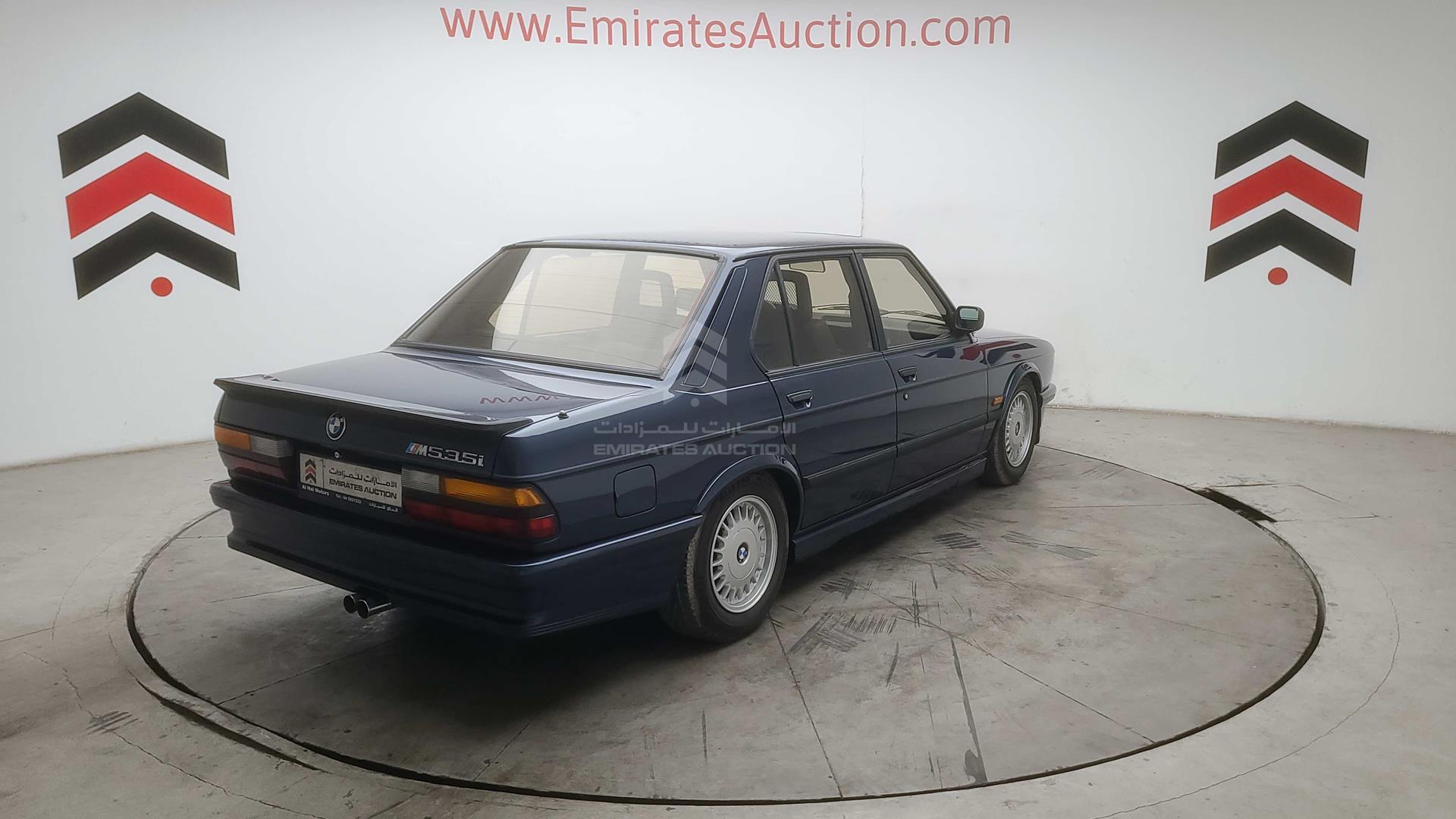 1987 BMW 535 I VIN: WBADC290200981386