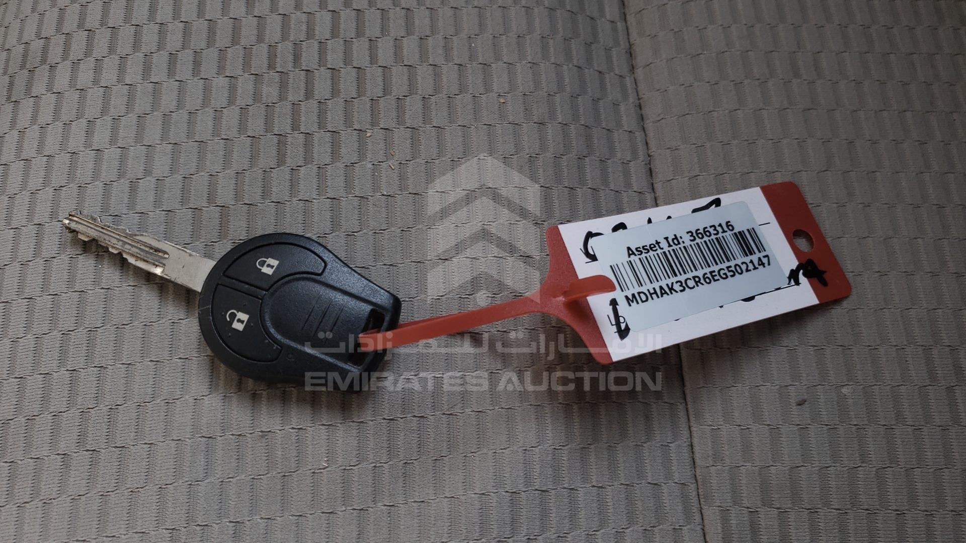 2014 NISSAN MICRA VIN: MDHAK3CR6EG502147