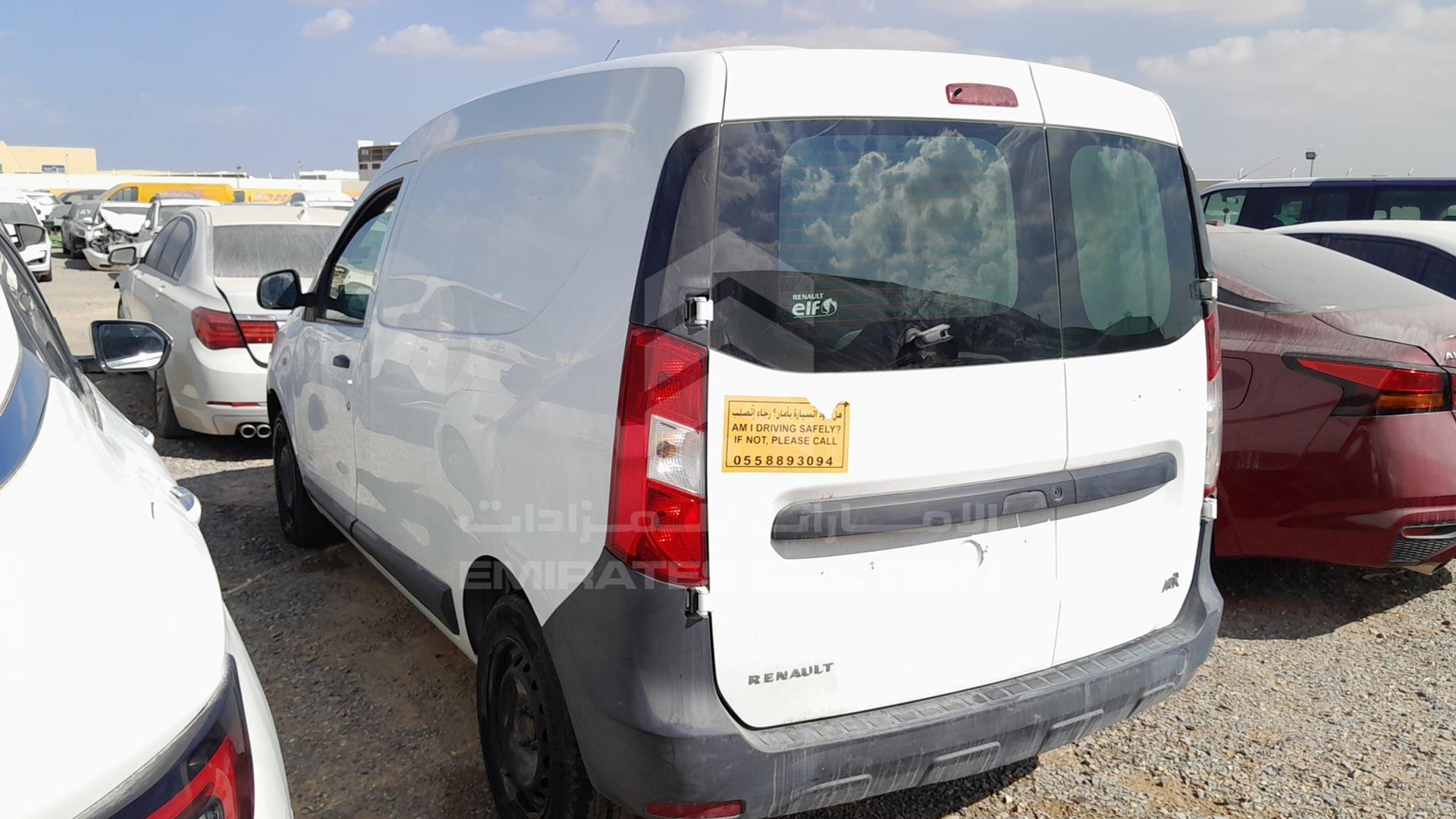 2019 RENAULT DOKKER VIN: VF18SRB42KG465633
