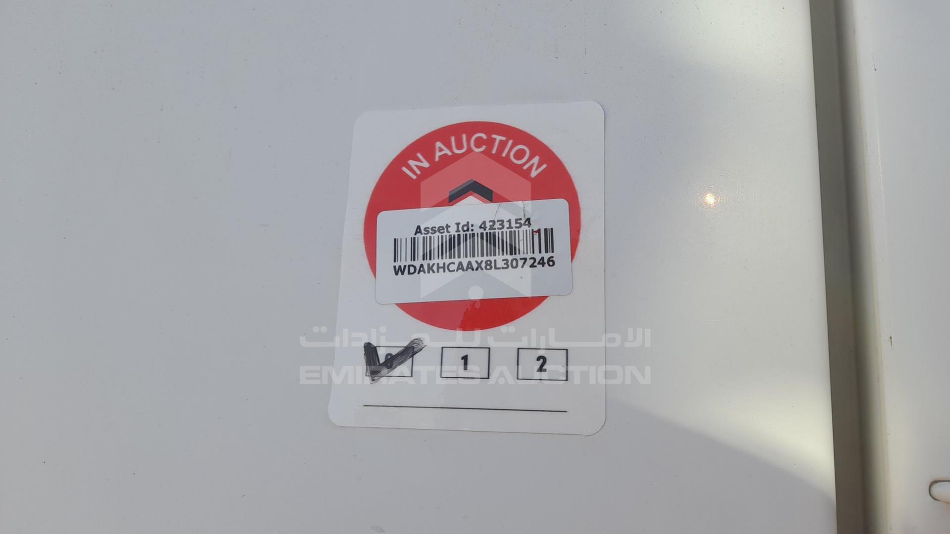 2008 MERCEDES ACTROS VIN: WDAKHCAAX8L307246