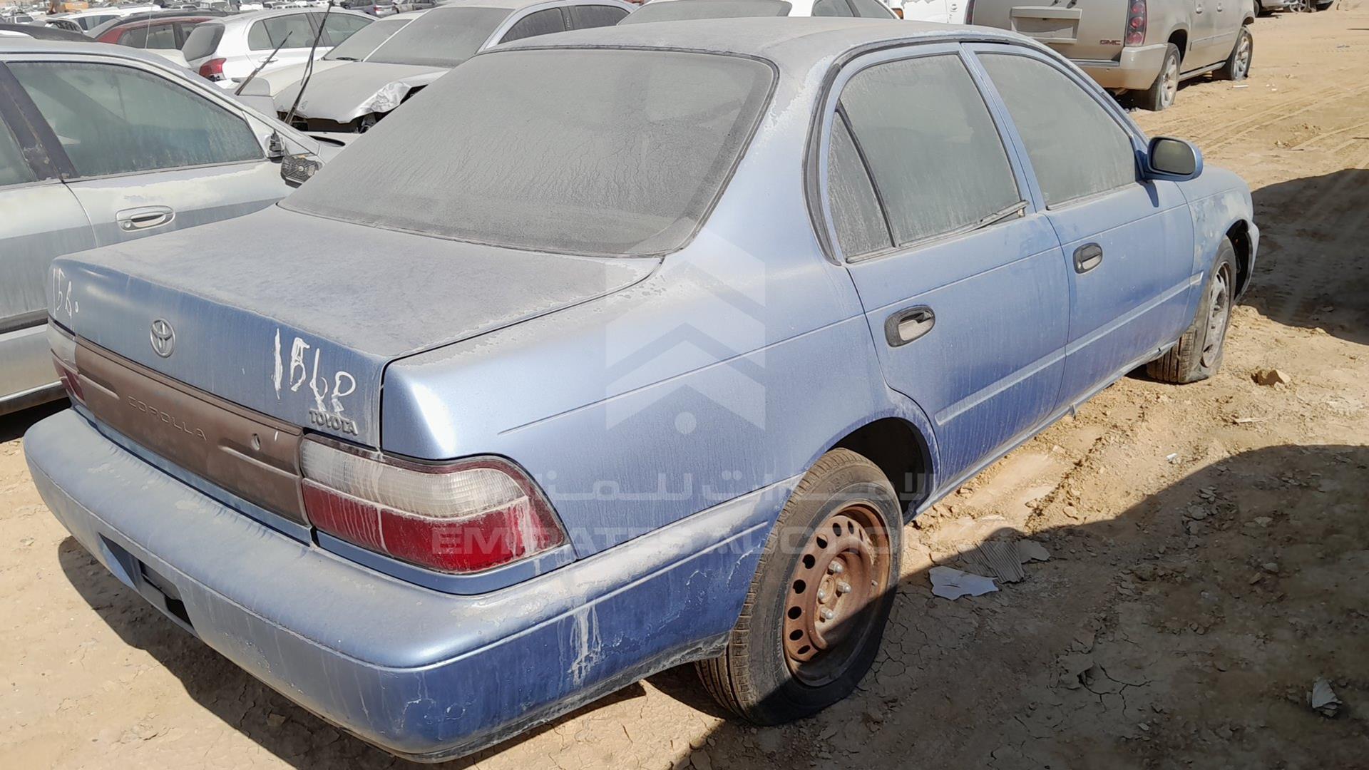 1996 TOYOTA COROLLA VIN: 2T1BA02E3TC156235
