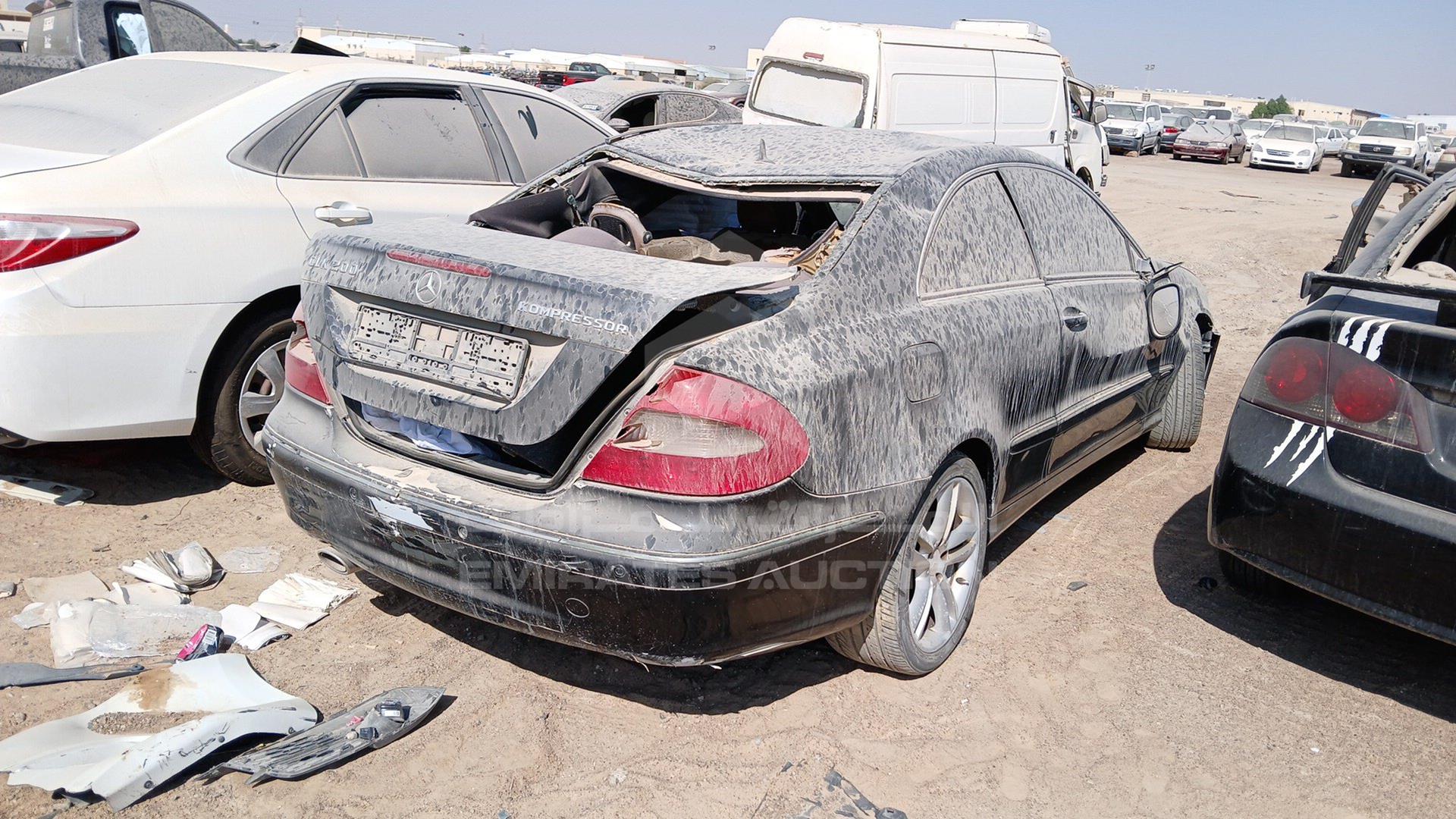 2008 MERCEDES CLK 200 VIN: WDB2093411F236143