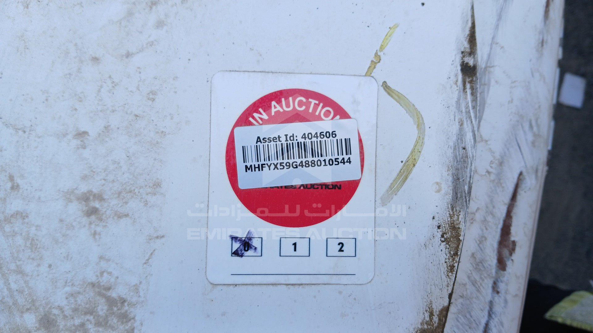 2008 TOYOTA FORTUNER VIN: MHFYX59G488010544