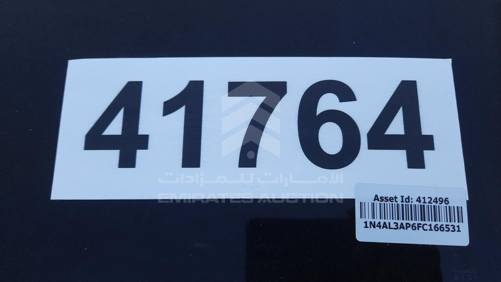 2015 NISSAN ALTIMA VIN: 1N4AL3AP6FC166531