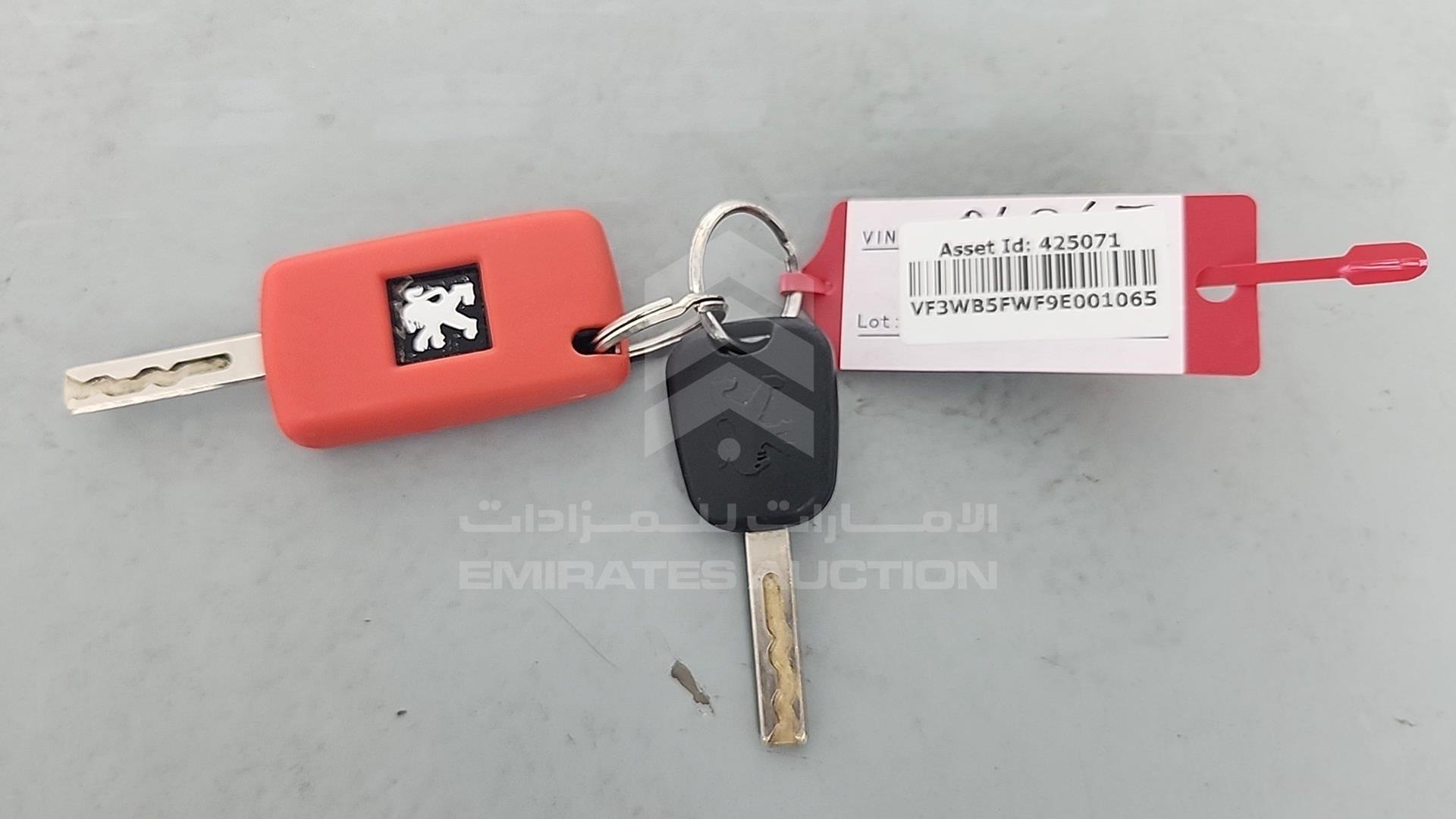 2009 PEUGEOT 207 CC VIN: VF3WB5FWF9E001065