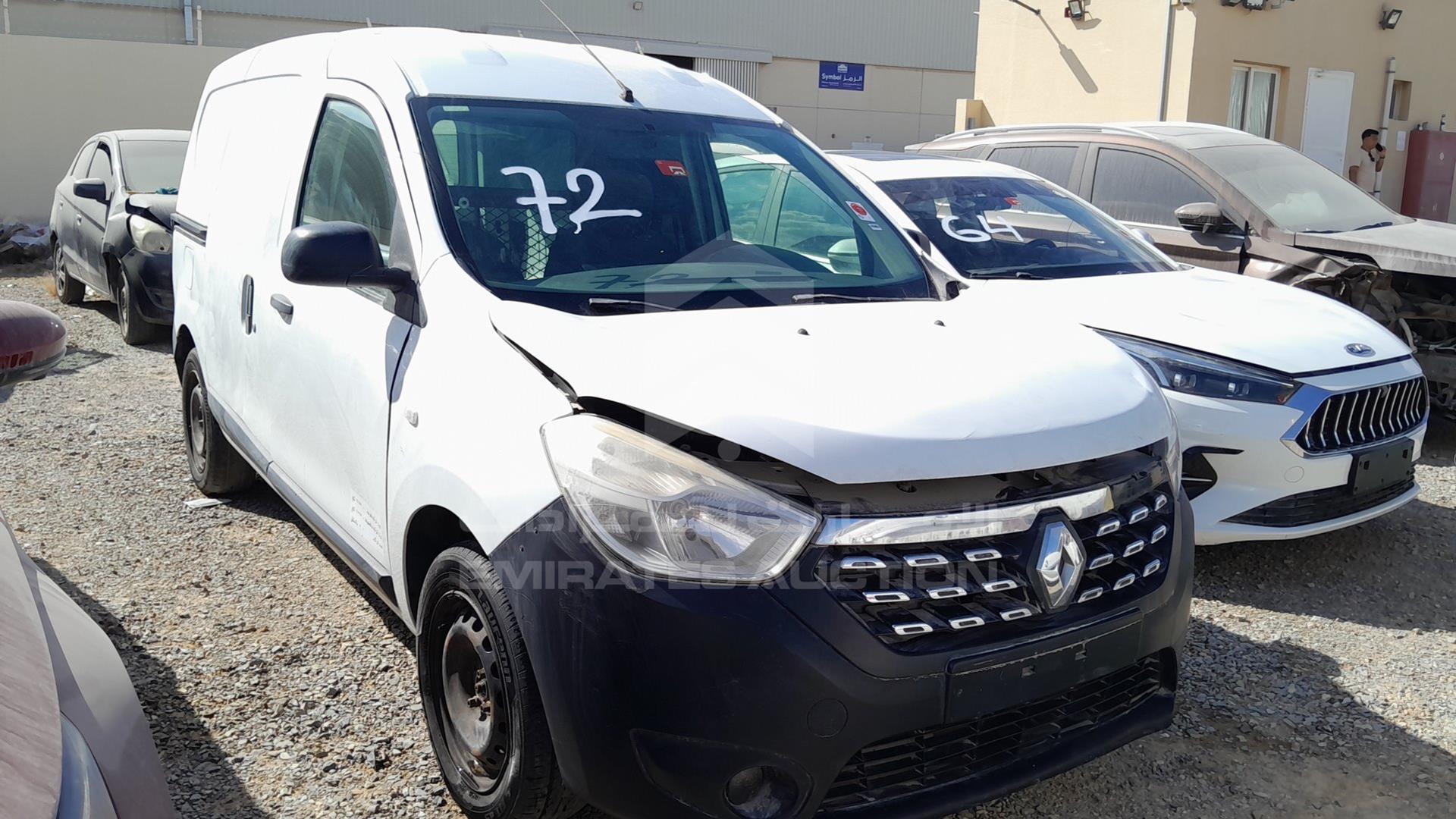 2019 RENAULT DOKKER VIN: VF18SRB42KG465633